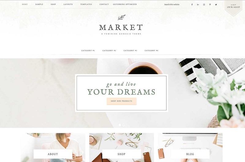Market WordPress theme