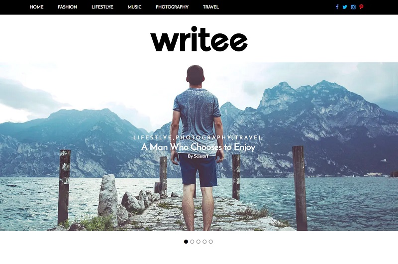 Writee WordPress theme