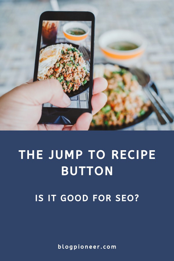 The jump-to-recipe button and SEO