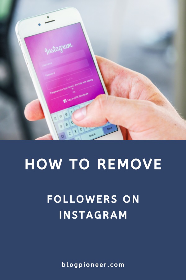 How to remove Instagram followers