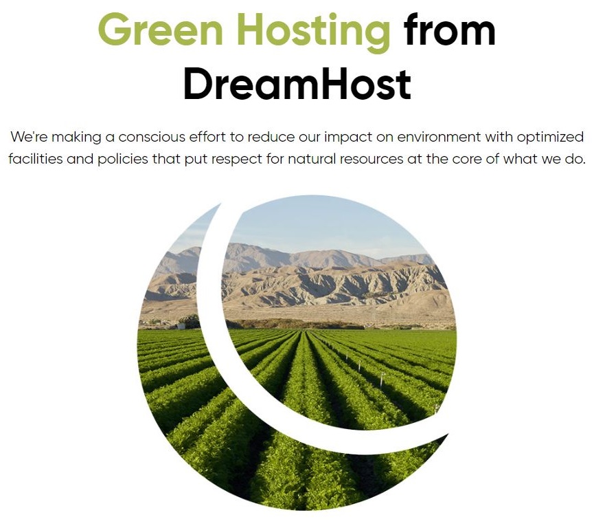 DreamHost Green Hosting
