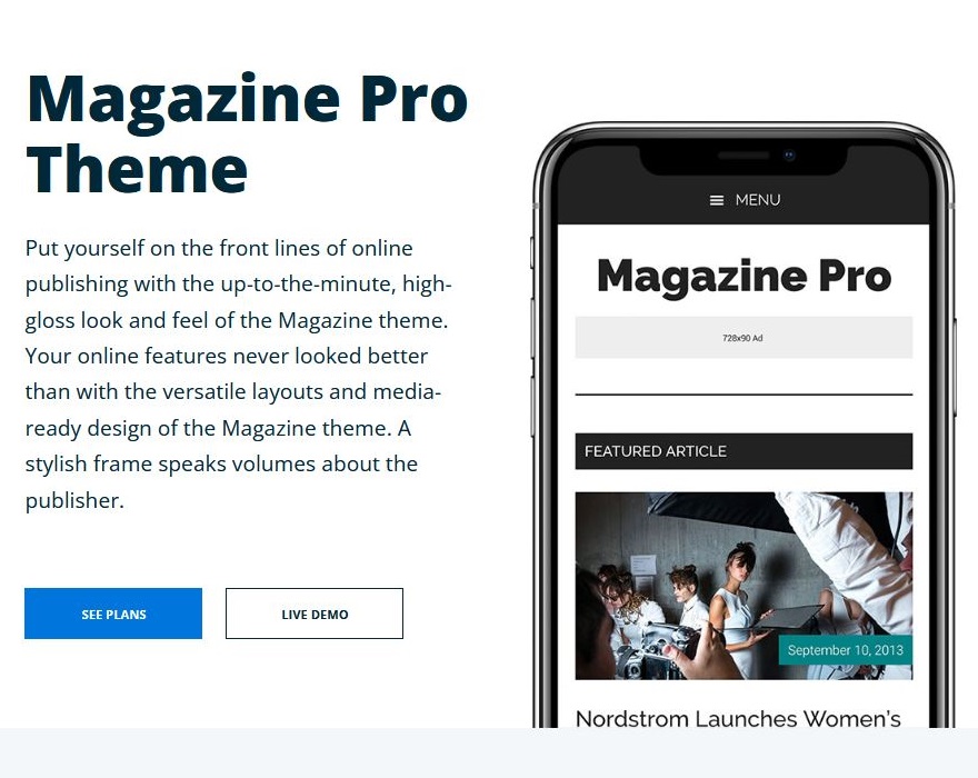 Magazine Pro WordPress theme
