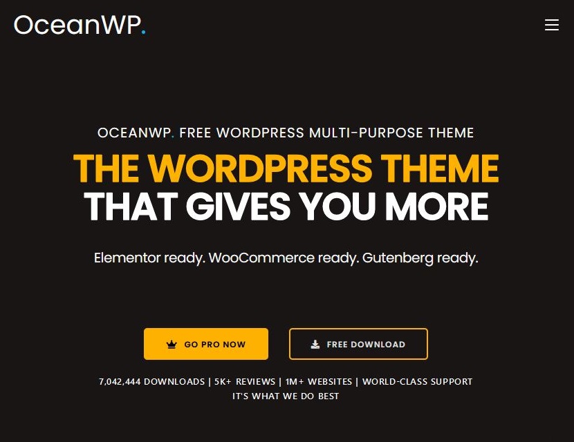 OceanWP WordPress theme